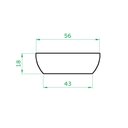 Ver imagem 3 de Vaso Planta 55x20 Bacia Cuia Polietileno BGPLASTICOS V1455 AREIA 001
