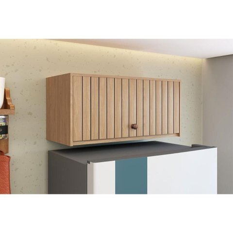 Armário de Cozinha Modulado Torino C/ 1 Porta 70cm Mel - Movelbento