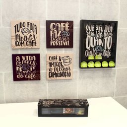 Porta Cápsulas Cheiro de Café Parede Modelo Universal - 3