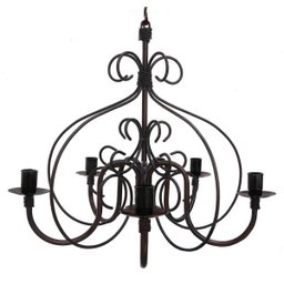 Luminária Rustica de Ferro Artesanal para Iluminação de Sala de Estar - 1