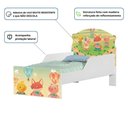 Ver imagem 3 de Cama Infantil Simples Fazendinha e Balões com Colchão MDF Branco Cambel Móveis