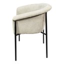 Ver imagem 4 de Poltrona Grécia Or Design Revestimento em Linho Bege 68 cm (Larg) Estrutura Metálica Preta