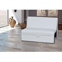 Ver imagem 2 de Sofá Cama 2 Lugares Compacro sem Braço 115 Larg Malu Matrix Cor:sintetico Branco