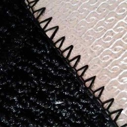 Kit Jogo Tapete De Banheiro Relevo 3 Peças Preto - 2