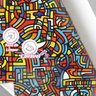 Papel de Parede 3d Arte Moderna Auto Adesivo Grafiti Cores Vivas Lavavel Vinil Quarto Gamer 12m - 3