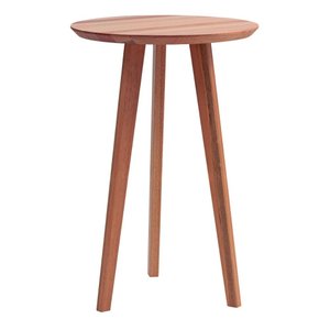 Mesa Bar Vértice 60cm em Madeira Maciça - Natural