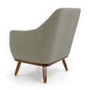 Ver imagem 5 de Poltrona Decorativa em Algodão Caramelo com Base de Madeira Berenice- Larbelle