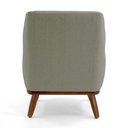 Ver imagem 6 de Poltrona Decorativa em Algodão Caramelo com Base de Madeira Berenice- Larbelle