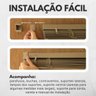 Persiana Horizontal Pvc 25mm Block Luxo 160larg X 160alt Café - Quarto/sala/ Escritório/cozinha/lav - 5