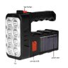 LANTERNA DK LED 2 MODOS ILUMINAÇÃO RECARREGÁVEL USB E SOLAR CAMPING PESCA:Preto/Únissex/Único - 3