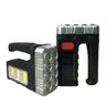 LANTERNA DK LED 2 MODOS ILUMINAÇÃO RECARREGÁVEL USB E SOLAR CAMPING PESCA:Preto/Únissex/Único - 1