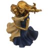 Figura Decorativa de Resina Mãe e Filha Abraçadas 15cm - 3