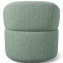 Ver mais imagens de Poltrona Giratória Orgânica para Sala de Estar Living Helena L02 Linho Verde Menta - Lyam Decor