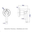 Ver imagem 3 de Acabamento Registro de Pressão até 1" com 1/2 Volta 4916.c109.pq Cromado Deca