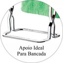 Ver imagem 2 de Toalheiro Duplo de Bancada Porta Toalha de Rosto - Cromado