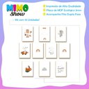 Ver imagem 3 de Kit 10 Placas MDF Infantil Arco-Íris e Coelho Parede A4