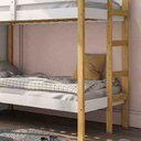 Ver imagem 2 de Cama Beliche Delicatta Branco Cera Kk Móveis