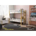 Ver imagem 3 de Cama Beliche Delicatta Branco Cera Kk Móveis
