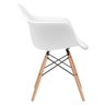Cadeira Charles Eames Eiffel Daw - Branco - Madeira Clara - 2