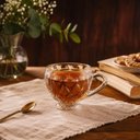 Ver imagem 5 de Jogo 6 Xícaras Café Curto 80ml Fio de Ouro Vidro Lile Lyor Cafezinho Clínica Atendimento Recep