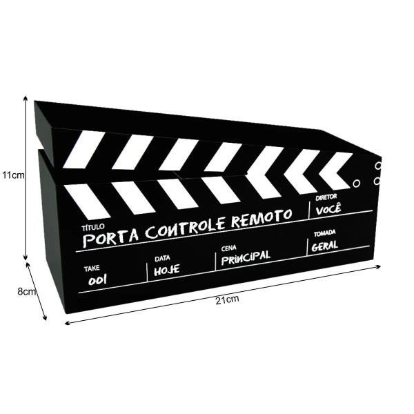 Porta Objetos Controle Remoto 3 Divisões Cinema - 4