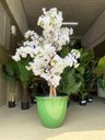 Ver imagem 5 de Vaso Decorativo para Plantas Grandes Auto Brilho para Sala (liso/verde-musgo)