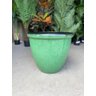 Vaso Decorativo para Plantas Grandes Auto Brilho para Sala (liso/verde-musgo) - 6