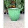 Vaso Decorativo para Plantas Grandes Auto Brilho para Sala (liso/verde-musgo) - 3