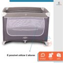 Ver imagem 4 de Berço Cercadinho Desmontável Portátil Chiqueirinho Confort Cinza