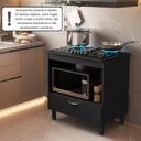 Ver imagem 2 de Balcão Vintage Cooktop Preto Embutir para Cozinha