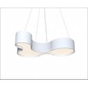 Ver imagem 1 de Lustre Pendente Semi Cilíndrico 80cm Madeira Laca Branco ou Preto - Laca branca