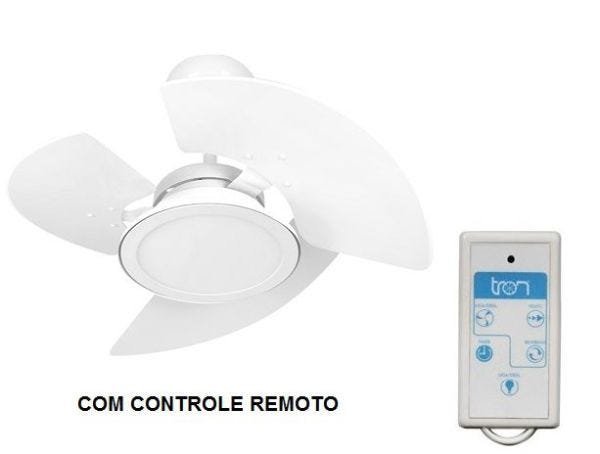 JOGO DE 3 PÃ S PARA VENTILADOR DE TETO TRON AVENTADOR BRANCO