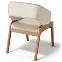 Ver imagem 7 de Kit 02 Cadeiras de Jantar e Estar Living Estofada Lince L02 Linho Palha - Lyam Decor