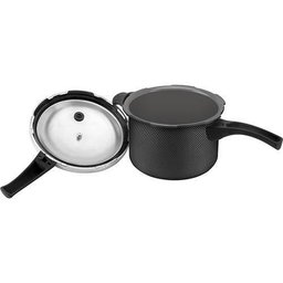 Panela de Pressão Rochedo Turbo Top Cinza 4,5L Alumínio - 2