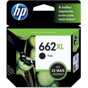 Cartucho HP 662XL Preto 6,5ML - CZ105AB