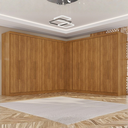 Ver imagem 1 de Guarda-Roupa Casal Modulado de Canto 15 Portas 6 Gavetas Multimóveis Crsal-Grp Cinamomo