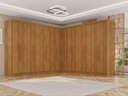 Ver imagem 1 de Guarda-Roupa Casal Modulado de Canto 15 Portas 6 Gavetas Multimóveis Cinamomo