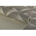 Ver imagem 4 de Papel de Parede Lavável Texturizado Geométrico 3d Cinza