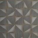Ver imagem 2 de Papel de Parede Lavável Texturizado Geométrico 3d Cinza