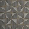 Papel de Parede Lavável Texturizado Geométrico 3d Cinza - 2