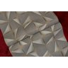 Papel de Parede Lavável Texturizado Geométrico 3d Cinza - 3