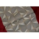 Ver imagem 3 de Papel de Parede Lavável Texturizado Geométrico 3d Cinza