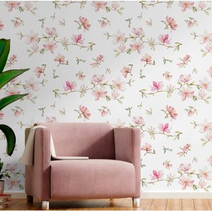 Papel de Parede Floral Mod - 365 Flores e Galhos-60x300cm