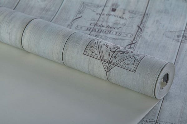 Papel de Parede Importado Vinílico Lavável Textura Madeirada - 5