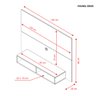 Painel para Tv até 43 Polegadas Eros e Suporte para Tv Notável Móveis - 4