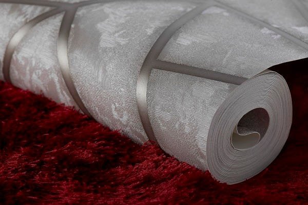 Papel de Parede Importado Texturizado Vinílico Lavável Temático Pedra Recortada Cinza - 2