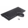 Kit Mini Teclado e Mouse Wireless Slim Plug Play 2.4ghz Preto - 4