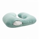 Ver imagem 2 de Almofada Travesseiro de Corpo Gestante Relaxante Isa Grande Macia Veludo Verde Acqua - Abmaza