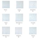 Ver imagem 2 de Kit com 10 Revestimento 3d Placa De Pvc 50cm X 50 Cm Paredes E Tetos Alto Relevo COLÔNIA