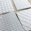 Ver imagem 6 de Kit com 10 Revestimento 3d Placa De Pvc 50cm X 50 Cm Paredes E Tetos Alto Relevo COLÔNIA
